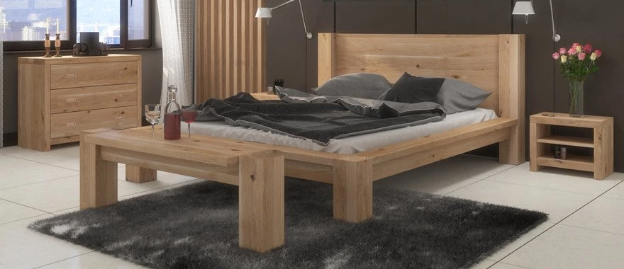 Eichenbetten für Schlafzimmer